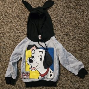 Disney 101 Dalmatians Kids Hoodie - Gray and Black